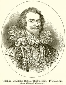 George Villiers, Buckingham Dükü by English School