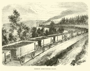 Alman mühimmat treni, Eylül 1870 by English School