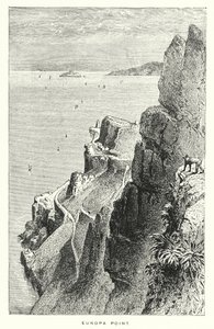 Cebelitarık: Europa Point (gravür) by English School