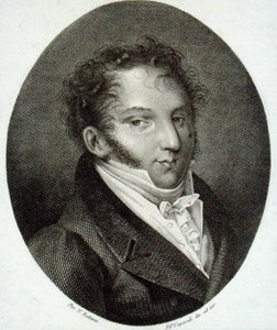 Gioacchino Antonio Rossini (1792-1868) (gravür) by English School