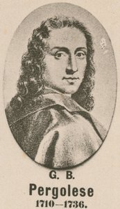 Giovanni Battista Pergolesi (gravür) by English School