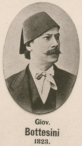 Giovanni Bottesini (gravür) by English School