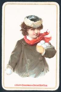 Kartopu toplayan kız, Noel Kartı by English School