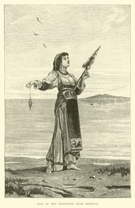 Salerno yakınlarındaki dağların kızı by English School