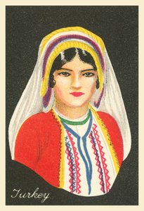 Birçok Ülkenin Kızları: Türkiye (renkli taş baskı) by English School