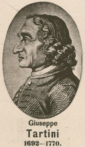 Giuseppe Tartini (gravür) by English School