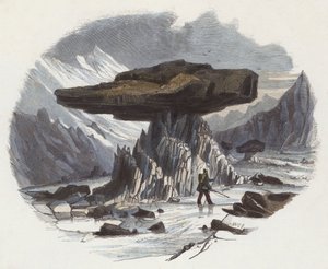 Glacier Tables (renkli gravür) by English School