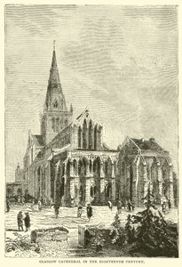 On sekizinci yüzyılda Glasgow Katedrali by English School