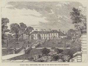 Glossop Hall, Derbyshire, Majesteleri Norfolk Dükü