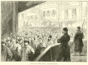 Gıda dağıtımına gitmek, Mart 1871 by English School