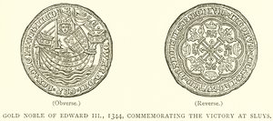 Altın Asil Edward III, 1344, Sluys Zaferini Anma