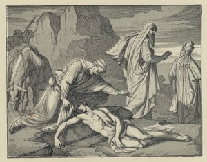 İyi Samaritan (gravür) by English School