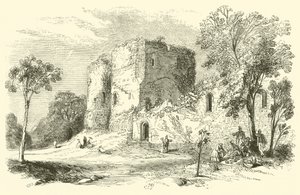 Goodrich Kalesi (gravür) by English School