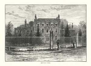 Gough Park (gravür) by English School