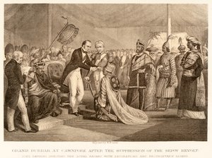 Sepoy isyanının bastırılmasından sonra Cawnpore