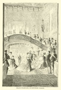 Büyük Merdiven, Buckingham Sarayı by English School