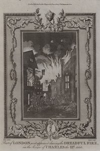 Büyük Londra Yangını, 1666 by English School