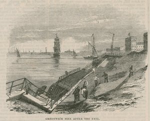 düşüşten sonra Greenwich İskelesi by English School