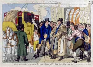 "Greys and Duns veya A Prime Bang Up for the Bit", pub. Thomas Tegg tarafından by English School