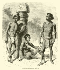Sonthals Grubu, Bengal by English School