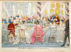 Gudgeon Fishing a la Konservatuarı, pub. 1811 by English School