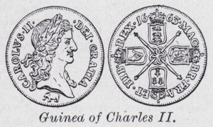 Charles II Gine (lito) by English School
