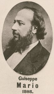 Guiseppe Mario (gravür) by English School