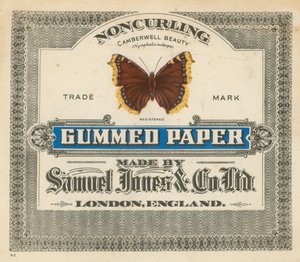 Yapışkanlı Kağıt, Samuel Jones & Co Ltd, Londra by English School