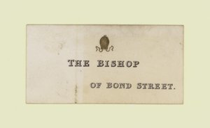Gunsmith, William Bishop, ticari kart by English School