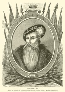 Gustavus Vasa (gravür) by English School