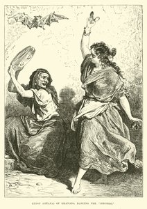 Çingene, Granadalı Gitana Zorongo dansı yapıyor by English School