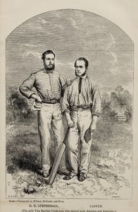 HH Stephenson ve William Caffyn (baskı) by English School