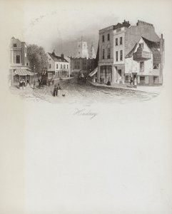 Hackney (gravür) by English School
