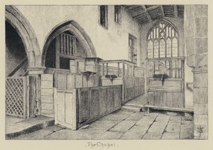 Haddon Hall, Şapel (taş) by English School