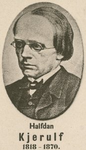 Halfdan Kjerulf (gravür) by English School