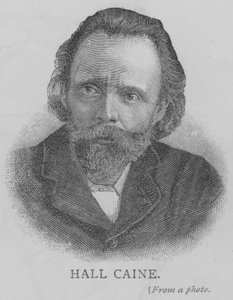 Hall Caine (gravür) by English School