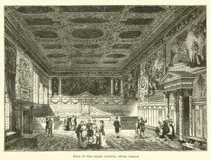 Büyük Konsey Salonu, Ducal Sarayı by English School