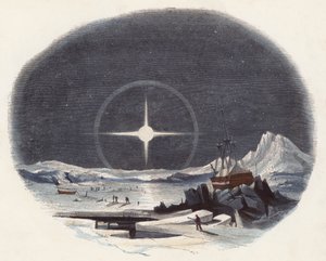 Halolar (renkli gravür) by English School