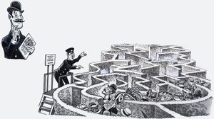 Hampton Mahkemesi Labirenti by English School