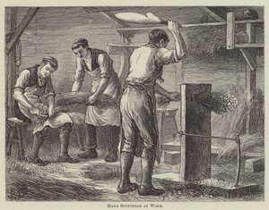 El Scutchers İş Başında (gravür) by English School