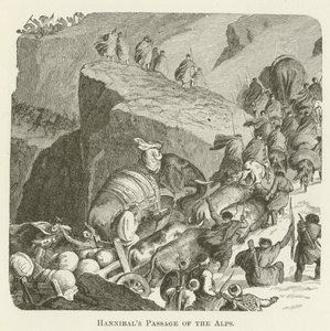 Alplerin Hannibals Geçidi by English School