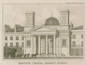 Hanover Şapeli, Regent Caddesi, Londra by English School