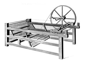 Hargreavess Spinning Jenny, T.E. Nicholson, 1834 by English School