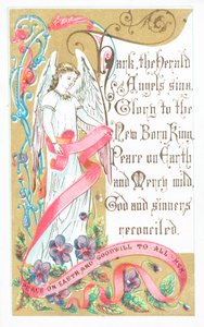 Hark The Herald Angels Sing, Noel Kartı by English School