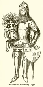 Hartmann von Kronenberg. 1372 by English School