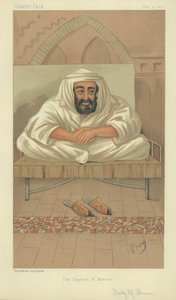 Hassan I, Fas İmparatoru by English School