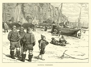Hastings balıkçıları by English School