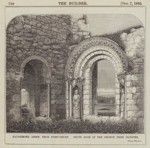 Haughmond Manastırı, Shrewsbury yakınlarında, Cloister