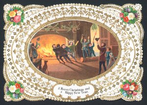 Ateş için Günlükleri Taşımak, Noel Kartı by English School