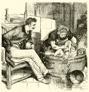 Banyo yapmak (gravür) by English School